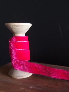 Hot Pink 5/8" Velvet Ribbon