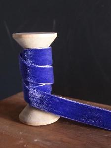 Royal Blue 5/8" Velvet Ribbon