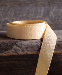 Light Gold Herringbone Ribbon