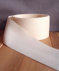 Ivory Herringbone Ribbon