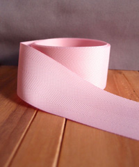 Pink Herringbone Ribbon