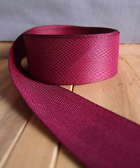 Burgundy Herringbone Ribbon