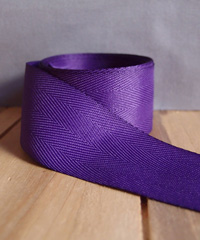 Purple Herringbone Ribbon