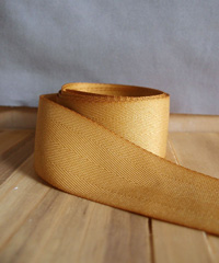 Gold Herringbone Ribbon