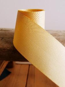 Light Gold Herringbone Ribbon