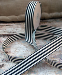 Black Striped Ribbon