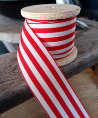 Red Striped Ribbon