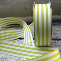 Green Striped Ribbon
