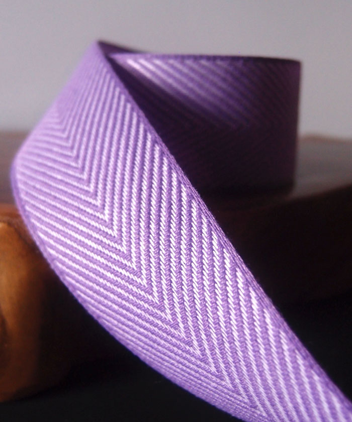 Purple Chevron Herringbone Ribbon