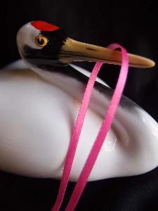 Hot Pink Solid Color Satin Ribbon