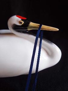 Navy Blue Solid Color Satin Ribbon