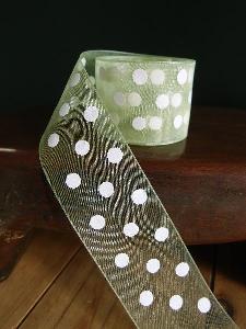 Sheer Ribbon with Dots