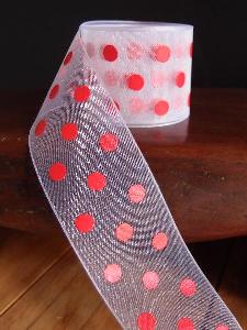 Sheer Ribbon with Dots