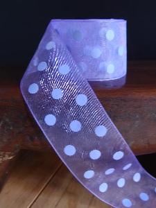 Sheer Ribbon with Dots