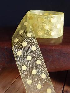 Sheer Ribbon with Dots