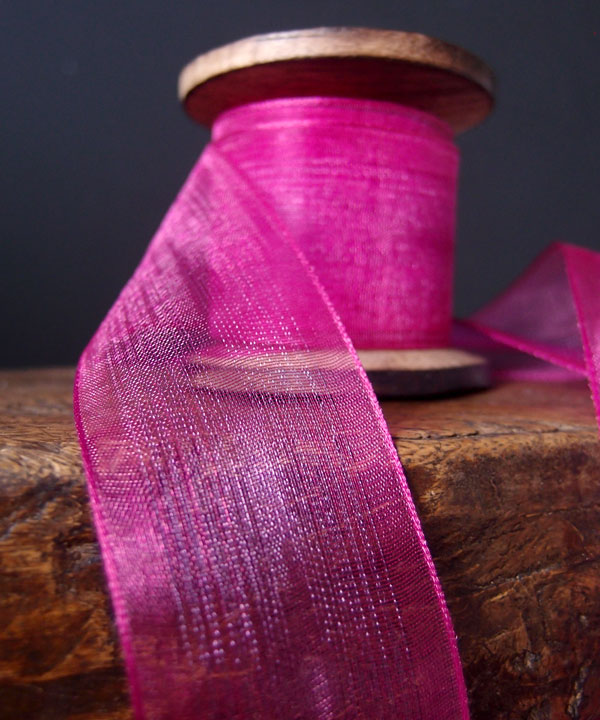 Sheer Two Tone Iridescent Ribbon