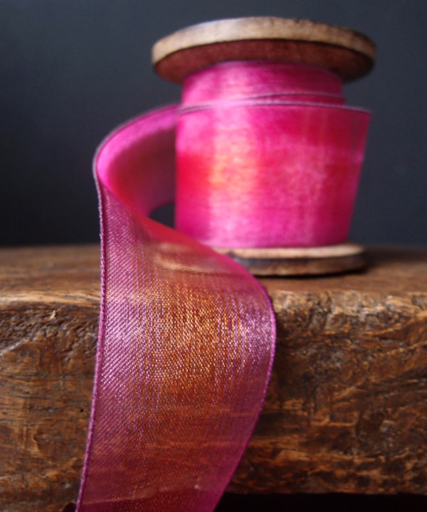 Sheer Two Tone Iridescent Ribbon