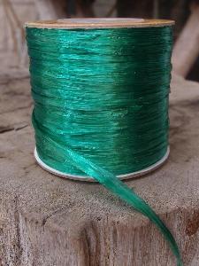 Green Pearlized Raffia Roll