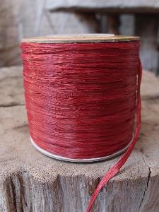 Burgundy Matte Raffia Ribbon