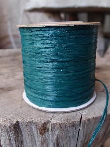 Hunter Green Matte Raffia Ribbon