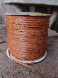 Copper Matte Raffia Ribbon