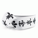 Fleur De Lis Ribbon - 3 rolls minimum