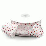 Ruffled Polka Dot Ribbon - 3 rolls minimum