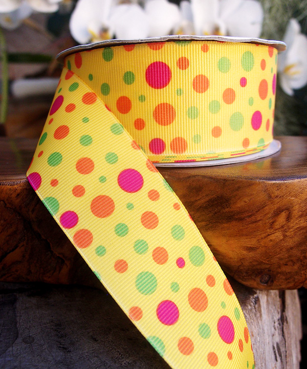 Polka Dot Ribbon - 3 rolls minimum