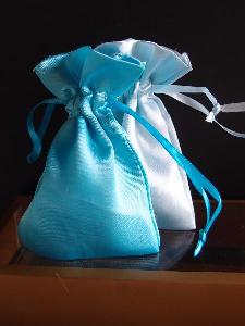 Satin Ribbon String Bags - 12 pc/ pack. 1 pack minimum.