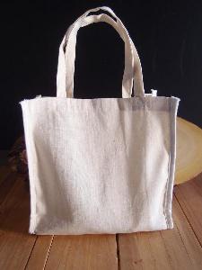 Plain Cotton Bags - 7" x 6" x 2.75"