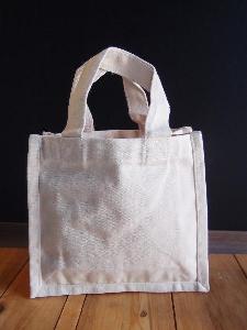 Canvas Tote Bag - 7" x 6" x 2"