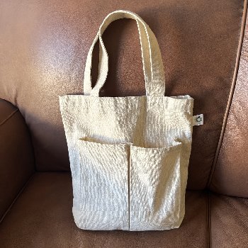 Organic Cotton Tote 13½ x13½ - 13½"W x 13½"H  