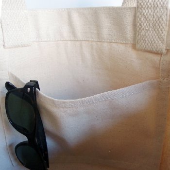 Organic Cotton Tote 13½ x13½ - 13½"W x 13½"H  