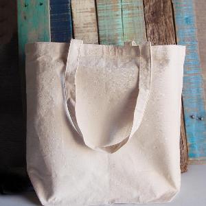 Natural Canvas Tote 18x15 - 18"W x 15"H x 5"D