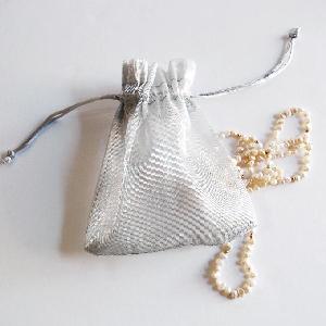 Metallic Mesh Bag