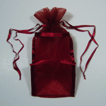 Mesh Bags w/ Ribbon - 12 pc/ pack. 1 pack minimum.