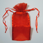 Mesh Bags w/ Ribbon - 12 pc/ pack. 1 pack minimum.