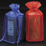 Mesh Bags w/ Ribbon - 12 pc/ pack. 1 pack minimum.