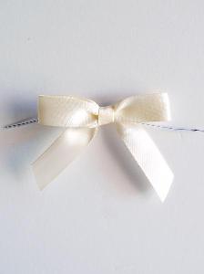 Pre-Tied Satin Bows - 5/8" w/ 3" Bow Width