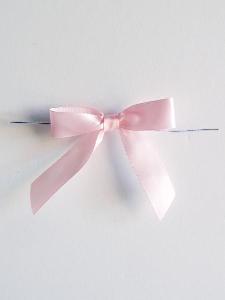 Pre-Tied Satin Bows - 5/8" w/ 3" Bow Width