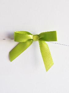 Pre-Tied Satin Bows - 5/8" w/ 3" Bow Width