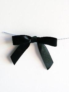 Pre-Tied Satin Bows - 5/8" w/ 3" Bow Width