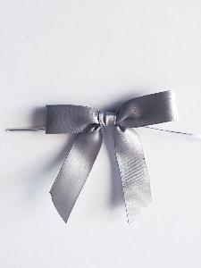 Pre-Tied Satin Bows - 5/8" w/ 3" Bow Width