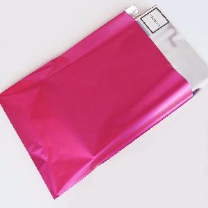 Fuchsia 13 " x 19" Adhesive Merchandise Bag - 13 " x 19"