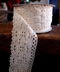 Ivory Lace Ribbon - 2 1/3" x 10Y