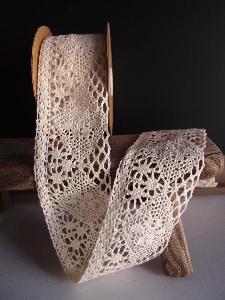 Ivory Lace Ribbon - 2 3/4" x 10Y