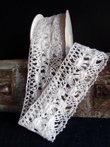 White Lace Ribbon - 2 1/2" x 10Y