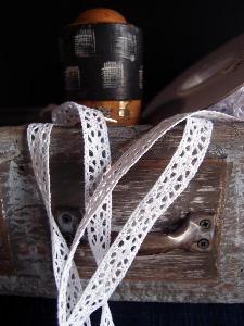 White Lace Ribbon - 1/2" x 10Y