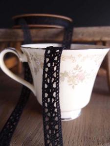 Black Lace Ribbon - 1/2" x 10Y