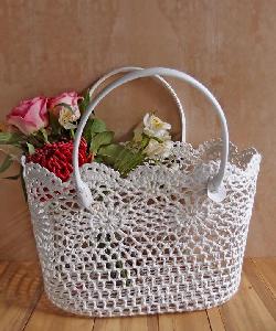 Stiffened Lace Basket